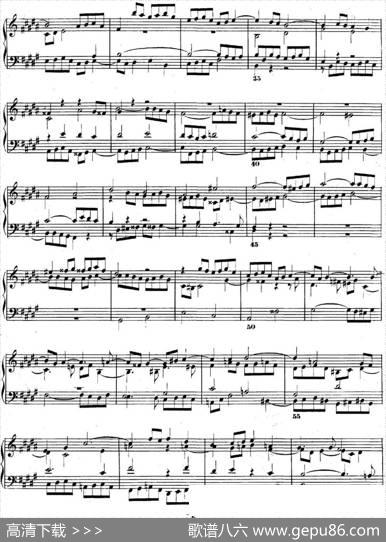 巴赫《平均律钢琴曲集·第二卷》之赋格曲（NO.23）|巴赫