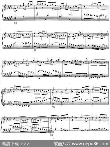 巴赫《平均律钢琴曲集·第二卷》之赋格曲（NO.23）|巴赫