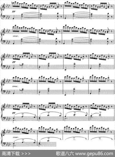 舒伯特降E大调即兴曲D.899，Op.90（NO.4）|舒伯特