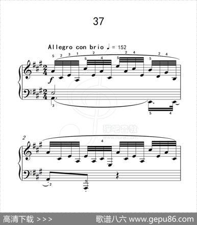 练习曲37（克拉莫钢琴练习曲60首）