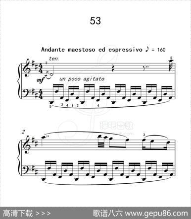 练习曲53（克拉莫钢琴练习曲60首）
