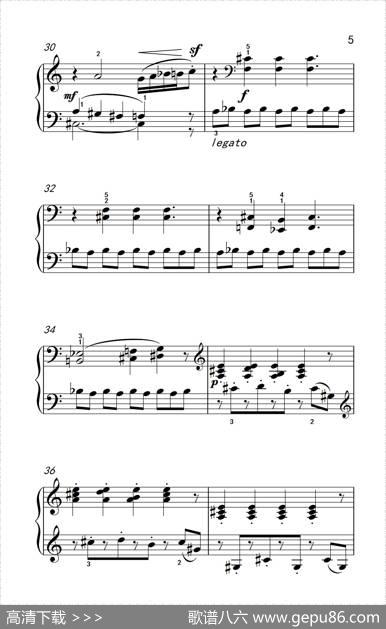 六首保加利亚节奏舞曲第五首（巴托克小宇宙钢琴教程6）