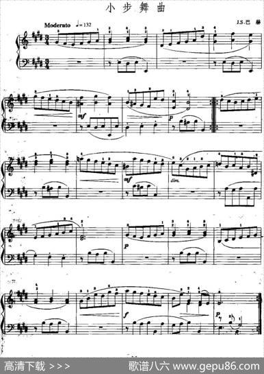 手风琴复调作品：小步舞曲（J.S.巴赫作曲版2）|J.S.巴赫
