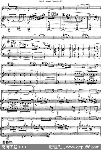 ViolinSonataOp.57（小提琴+钢琴伴奏）
