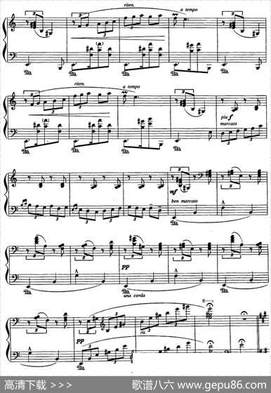 现代钢琴曲：27、探戈舞曲（Op.164，No.2）|[西]伊萨克·阿尔贝尼斯