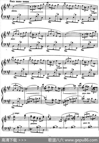 现代钢琴曲：27、探戈舞曲（Op.164，No.2）|[西]伊萨克·阿尔贝尼斯
