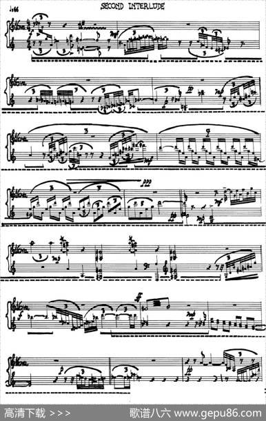为加料钢琴而作的奏鸣曲与间奏曲（SECONDINTERLUDE）|约翰·凯奇