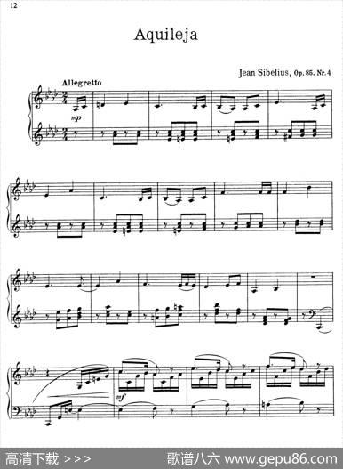 TheFlowers（花之组曲）（Op.85.Nr.4）|简·西贝柳斯