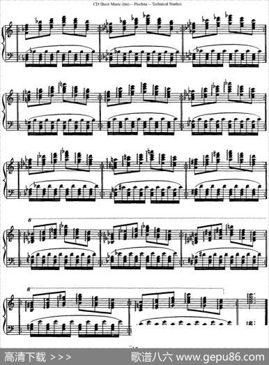 TechnicalStudies60ProgressiveExercises（60首钢琴循序渐进练习曲P71——80）|约瑟夫·皮史纳