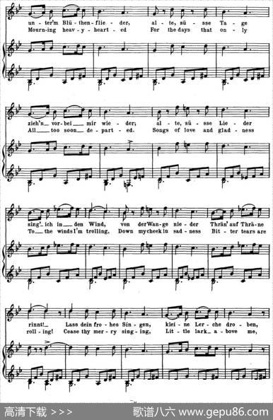 Chopin-17PolishSongsOp.74，No.2（DerFruhling.InSpring.）（钢琴伴奏谱）|弗雷德里克·弗朗索瓦·肖邦