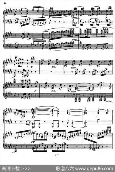 SymphonyNo.4ineMinorOp.98（e小调第四交响曲·双钢琴）|约翰内斯·勃拉姆斯