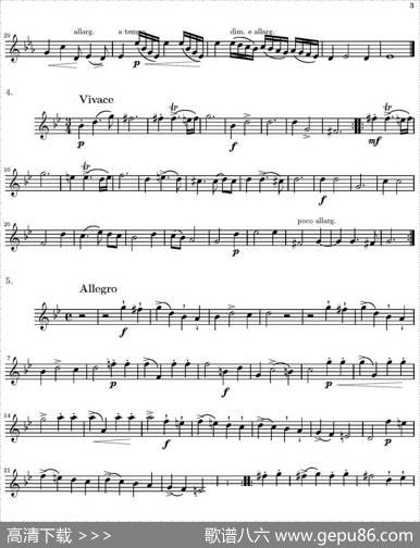 Op.6VIII.ConcertoGrosso（大协奏曲）（四重奏第二小提琴分谱）|柯瑞里