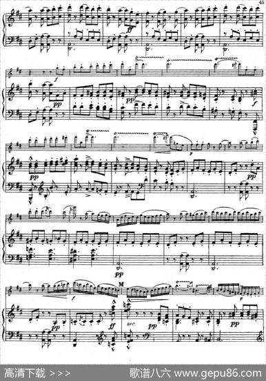 SymphonieEspagnoleOp.21，No.5（西班牙交响曲）（小提琴+钢琴伴奏）|拉罗