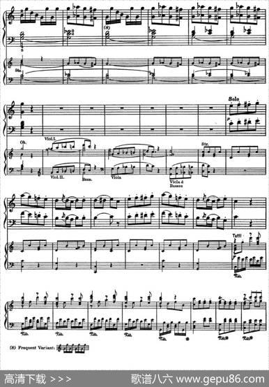 二十八部钢琴协奏曲No.21（P46-54）|莫扎特