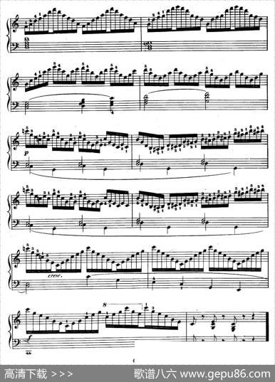 《车尔尼钢琴手指灵巧初步练习曲》OP.636-7