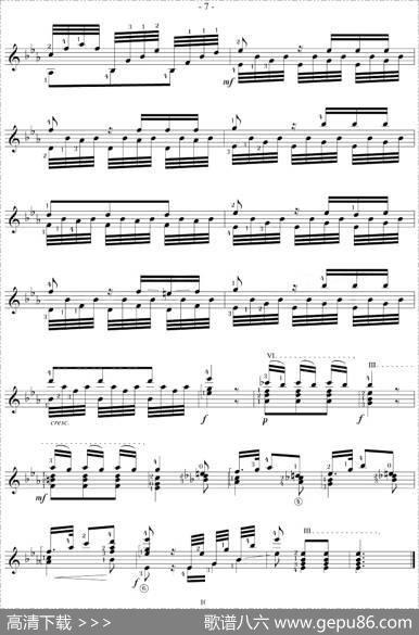 MauroGiuliani《12Studies,Op.48》（STUDY15）
