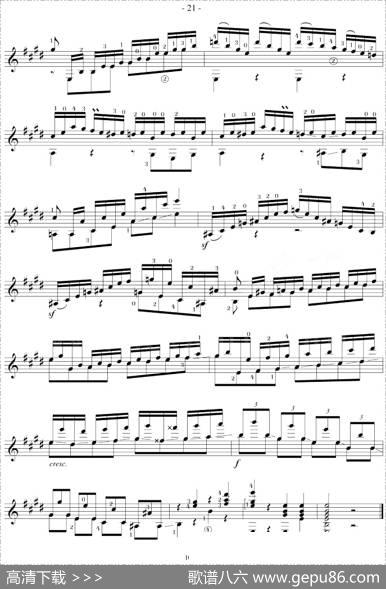 MauroGiuliani《12Studies,Op.48》（STUDY22）