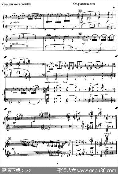 SonataforTwoPianos（双钢琴奏鸣曲）|弗朗西斯·普朗克
