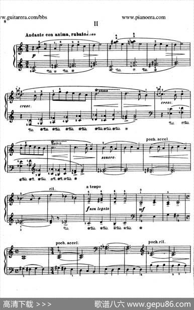 PianoSonatinainCMajorOp.93（C大调钢琴小奏鸣曲·第二乐章）|哈恰图良