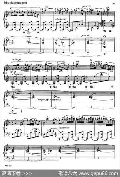 KrakowiakGrandRondodeConcertOp.14（克拉科维克音乐会用大回旋曲·双钢琴版）|肖邦-chopin