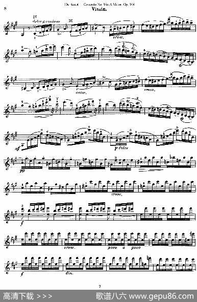 Beriot《ConcertoNo.9inAMinor》Op.104（贝里奥《A小调第九小提琴协奏曲》Op.104）|贝里奥