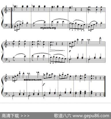 车尔尼《小钢琴家》（Czerny823）第49首（曲谱及练习提示）