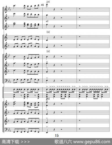 威廉退尔序曲（管乐队总谱）|罗西尼