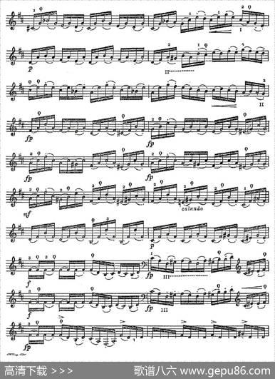 A.Piatti12CapriceOp.25（皮阿蒂12首大提琴随想曲)第十）