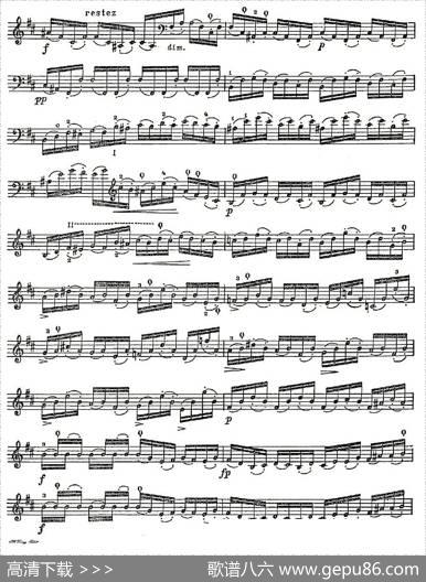 A.Piatti12CapriceOp.25（皮阿蒂12首大提琴随想曲)第十）