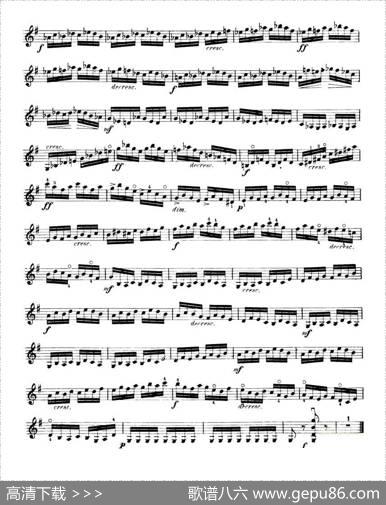 开塞（KAYSER36首小提琴练习曲之11）