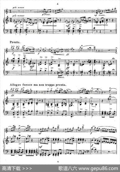 Opern-Transcriptionen.Op.45-7（长笛+钢琴伴奏）
