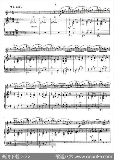Opern-Transcriptionen.Op.45-7（长笛+钢琴伴奏）