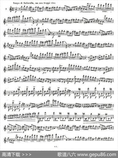 基于维尼亚夫斯基练习曲的10首长笛练习曲之7（Moyse-10StudiesAfterWieniawski）|莫伊斯Moyse