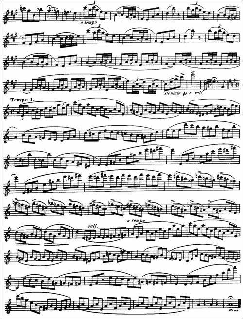 柯勒长笛练习曲作品33号-第二册-12-长笛五线谱|长笛谱