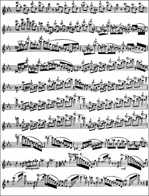柯勒长笛练习曲作品33号-第三册-8-长笛五线谱|长笛谱