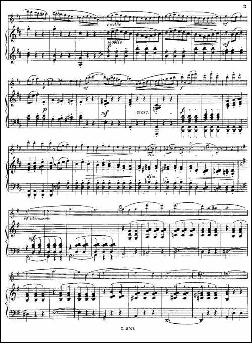 Scherzino-Op.55-No.6-长笛+钢琴伴奏-长笛五线谱|长笛谱