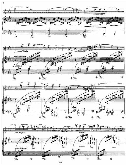 Le-Calme-Op.57-No.1-长笛+钢琴伴奏-长笛五线谱|长笛谱
