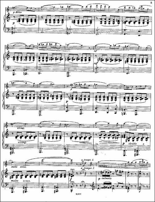 Serenade-melancolique-Op.57-No.2-长笛+钢琴-长笛五线谱|长笛谱