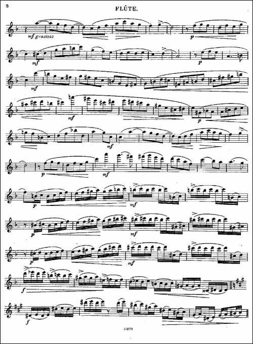 Le-Tourbillon-Op.57-No.3-长笛五线谱|长笛谱