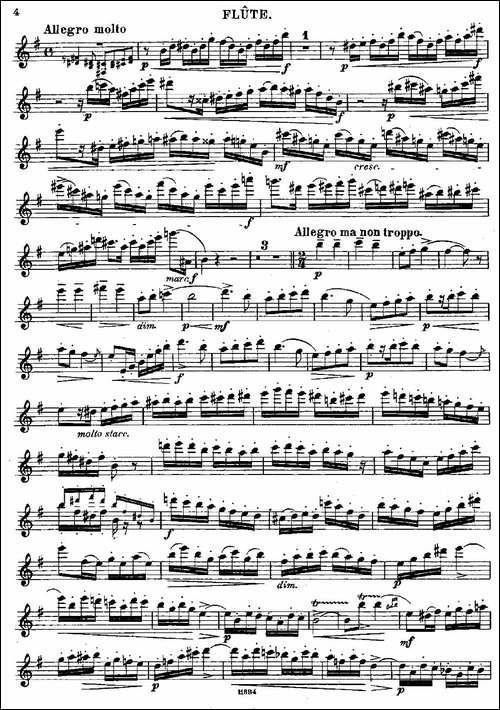Introduction-et-Caprice-Op.58-长笛五线谱|长笛谱