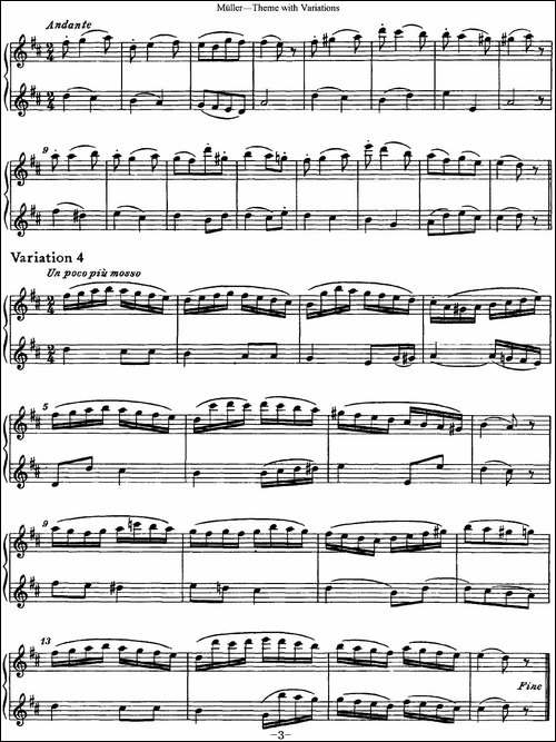 弥勒长笛二重奏-长笛五线谱|长笛谱