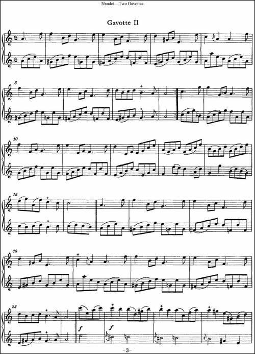 纳都特加沃特舞曲长笛重奏二首-长笛五线谱|长笛谱