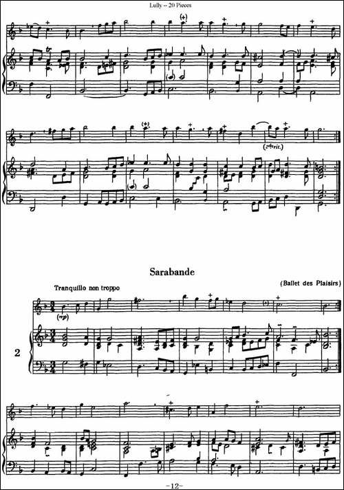 卢黎20首长笛附带钢琴伴奏曲-长笛五线谱|长笛谱