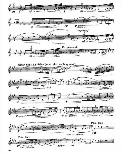 长笛八级考级曲谱-第四3—4-长笛五线谱|长笛谱