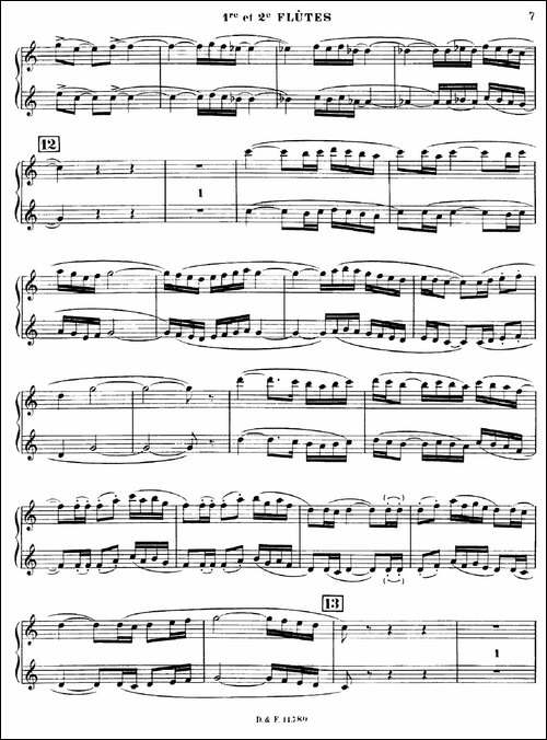 BOLERO-波莱罗-交响乐长笛分谱-长笛五线谱|长笛谱
