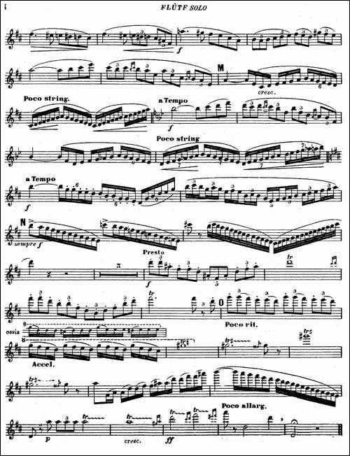 Concertino-Op107-长笛协奏曲长笛独奏-长笛五线谱|长笛谱