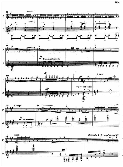 Histoire-du-Tango：1、Bordel-1900-长笛+吉-长笛五线谱|长笛谱