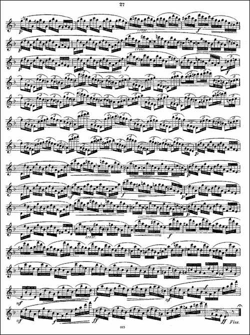 24-instructive-Uebungen.Op.30-13—24-长笛五线谱|长笛谱
