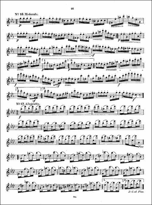 18-kleine-Studien.Op.41-长笛五线谱|长笛谱