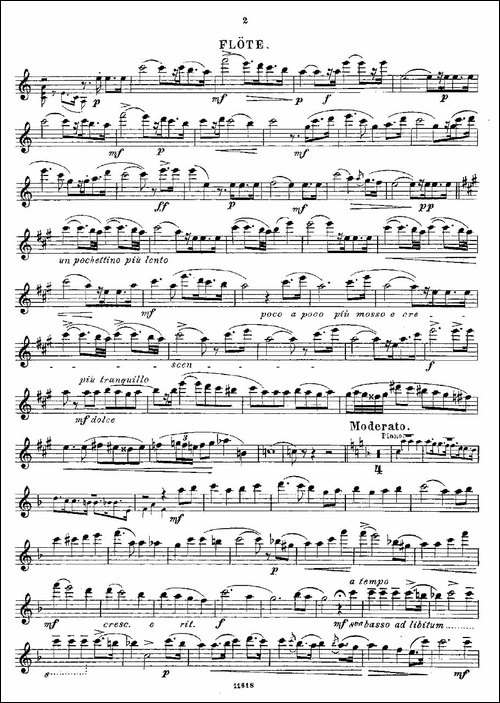 Opern-Transcriptionen.Op.45-3-长笛五线谱|长笛谱